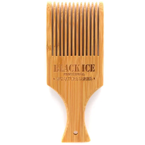 Black Ice | Volumizing Natural Bamboo Pick Comb