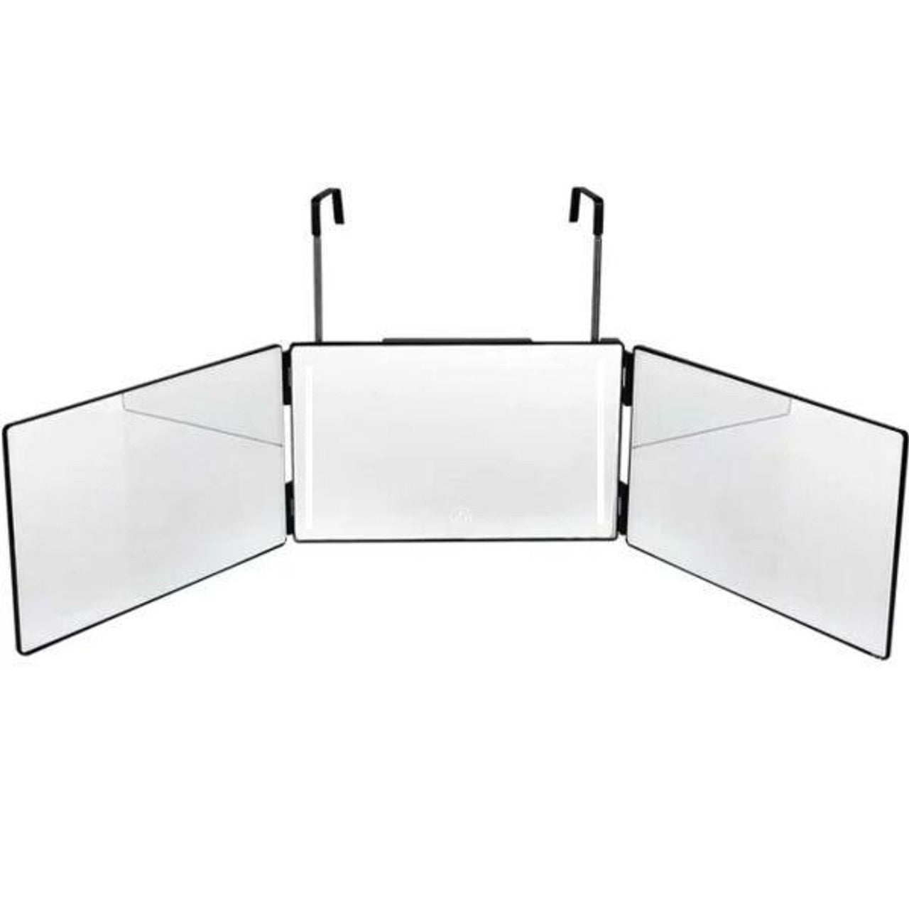 Trifold 3 Way Mirror with LED Light from Black Ice