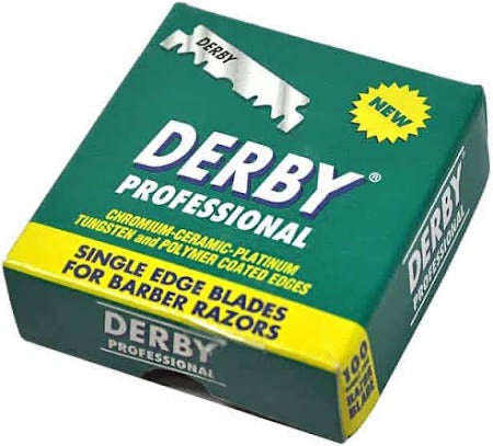 Derby Professional Single Edge Blades -100ct
