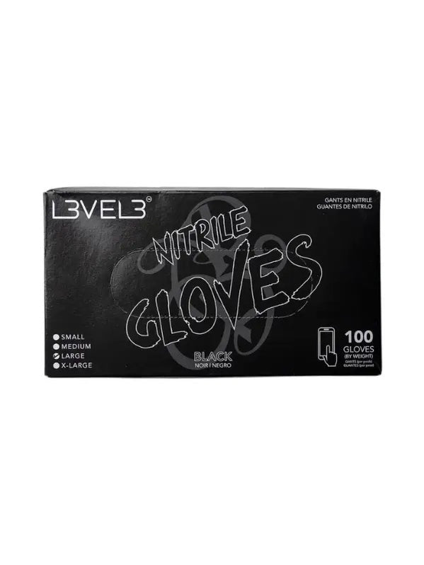 L3VEL3 Professional Nitrile Gloves -Large