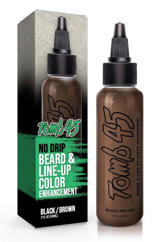 Tomb 45 | Beard & Line up Color Enhancement Brown/Black